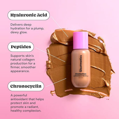 Glossmetics Sun-Kissed Glow Duo — Brightening Moisturizing Bronzing Drops & Liquid Blush for Cheeks, Makeup and Skincare for Radiant Sun-Kissed Skin — Liquid Bronzer & Blush, Pack of 2