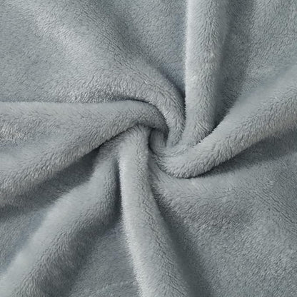 CREVENT 30''X40'' Small Fluffy Warm Toddler Baby Blanket for Boy Infant Toddler Crib Cot Stroller - Grey Lion