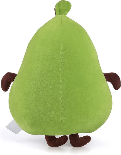 Niuniu Daddy 17.3" Avocado Stuffed Animal Pillow Large Squishy Plush Toys Soft Kawaii Food Shaped Baby Stuff Cuddle Toy Adorable Fruit Hugging Pillow for Kids