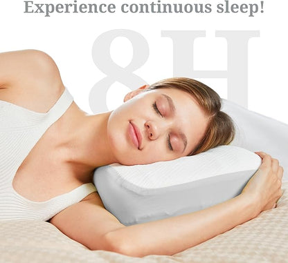 Cervical Pillow for Neck and Shoulder Pain Relief, Odorless Contour Memory Foam Pillows for Sleeping, Ergonomic Orthopedic Support Bed Pillow for Side, Back and Stomach Sleepers, [Grey]