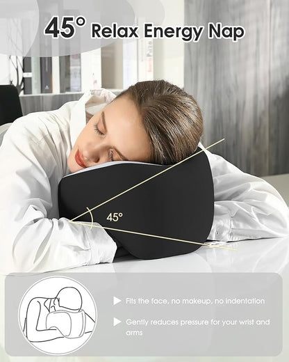 Travel Pillows for Airplanes, U-Shape Neck & Head Support Pillow for Long Flight Essentials, Earplugs and Storage Bag, Pain Relief Sleeping Neck Support Pillows for Airplane, Train, and Car
