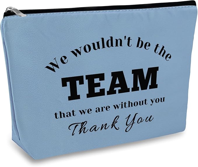Coach Gift Makeup Bag for Women Boss Leader Appreciation Thank You Present Cosmetic Bag Colleague Coworker Leaving Gift Basketball Soccer Coach Leader Employee Birthday Present Travel Toiletries Pouch