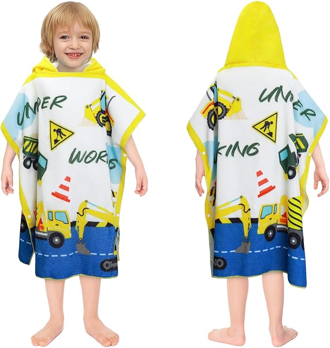 Kids Beach Towels Baby Towels with Hood Toddler Pool Towel Large Bath Towels for Boys and Girls for Travel Shower Swimming
