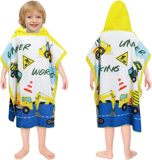 Kids Beach Towels Baby Towels with Hood Toddler Pool Towel Large Bath Towels for Boys and Girls for Travel Shower Swimming