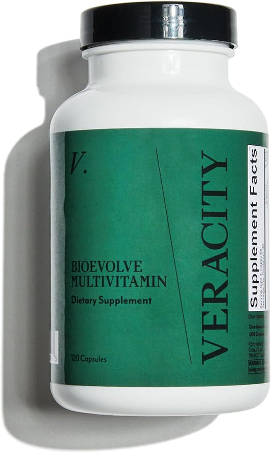 Veracity Bioevolve Multivitamin for Women - Vitamin B Complex, Magnesium, Calcium, Essential Vitamins Supplement, Trace Minerals for Hormone Balance, Immune Support, Healthy Skin, Hair, Nails & Energy