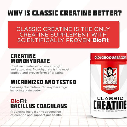 5000mg Micronized Creatine Monohydrate Powder + BioFit™ (Max Absorption) - Supports Muscle Growth, Strength, Endurance, Focus, Brain, Performance & Recovery - USA Made - Men & Women - 60 Servings