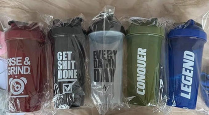 Shaker Bottle For Protein shakes | Pre workout | Plastic Blender | Fitness Bottle | Protein Shake (Green)