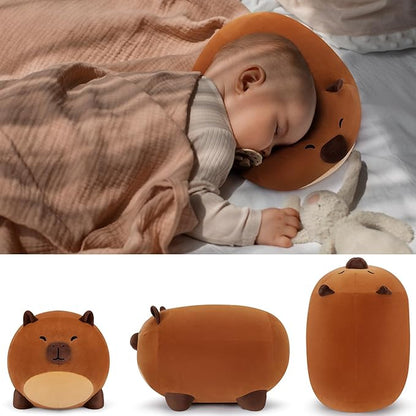 Capybara Plush Toys-12'' Capybara Plush Toy, Capybara Plush Pillow, Cute Soft Plush Capybara Plushie Stuffed Toys, Capybara Plush Pillows Toy Decoration Doll Gift for Kids Girls Boys