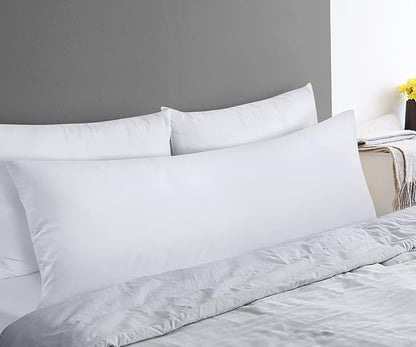 Utopia Bedding Full Body Pillow for Adults (White, 20 x 54 Inch), Long Pillow for Sleeping, Large Pillow Insert for Side Sleepers