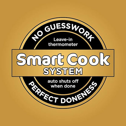 Ninja DZ550 Foodi 10 Quart 6-in-1 DualZone Smart XL Air Fryer with 2 Independent Baskets, Thermometer for Perfect Doneness, Match Cook & Smart Finish to Roast, Dehydrate & More, Grey