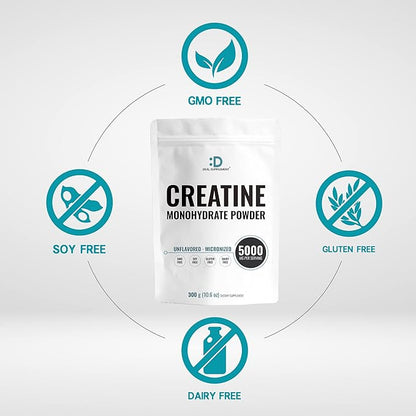 2 Pack Creatine Monohydrate Powder 600 Grams (21.2oz), Unflavored | Pure | Micronized Creatine Powder, 5000mg Per Serving, 4 Month Supply, Vegan | Keto, Non-GMO, No Filler, No Additives - 120 Servings