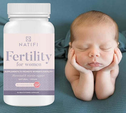 (2 Bottles Fertility Prenatal Vitamins Regulate Cycles Balance Hormones, Aid Ovulation. Conception Multivitamin for Women. 60 Caps Folic Acid, Myo Inositol, Vitex