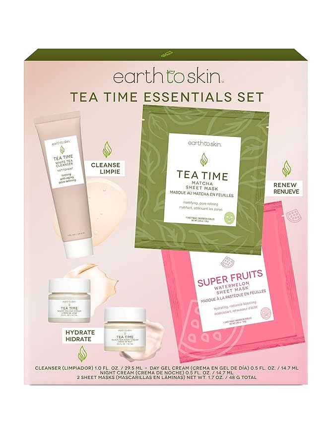 Earth To Skin Tea Time Essentials Set