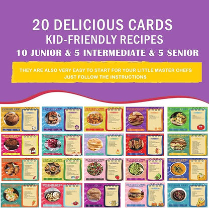 Kids Cooking Sets, Real 43 Piece Baking Set with Organizer Carrying Case- Kids Baking Set Gift for Girls & Boys - Utensils for The Curious Child (blue)