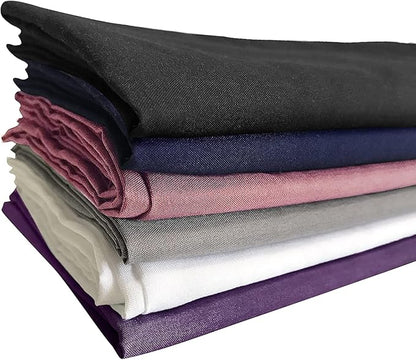 DOWNCOOL Luxury Full Body Pillow Insert with Fiber Cover - Ultra Soft Body Pillow for Sleeping - Breathable Long Bed Pillow Insert, 20"x54"(Purple, with Cover)