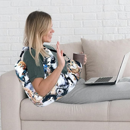 Rotator Cuff Pillow Post Shoulder Surgery Recovery Supplies Pillow,Providing Support for Post-Surgery Shoulder Comfortable Cotton Bag Pillow With an Detachable Design Post Surgery Shoulder Pillow