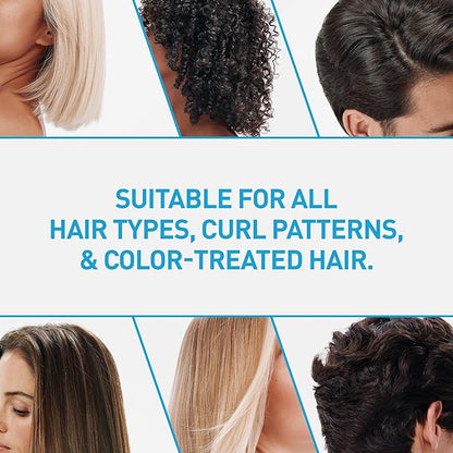 CeraVe 2 In 1 Hydrating Anti Dandruff Shampoo And Conditioner Twin Pack, 1% Pyrithione Zinc Dandruff Treatment Helps Eliminate Dandruff, Color Safe & Sulfate Free, 12 Fl Oz Each (Set of 2)