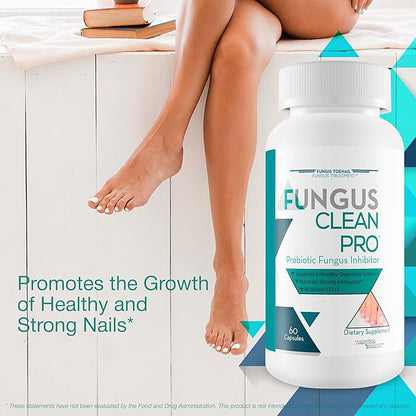 Fungus Clean Pro - Probiotic Fungus Inhibitor - Fight off fungus from the inside out with this powerful fungus defense probiotic - By Fungis Toenail Fungus Treatment - Protect your body from fungus