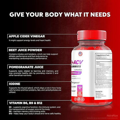 (2 Pack) Supra Keto ACV Gummies, Official Supra Keto + ACV Gummies, All Natural Apple Cider Vinegar Gummy, Keto Plus ACV Formula, ACV Keto Supplement Review (120 Gummies)