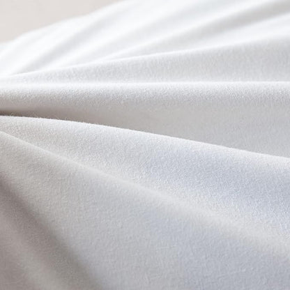 Luxury Goose Feathers Down Pillow Queen Size, Hotel Quality Fluffy Bed Pillow, Soft Pillow for Sleeping, Organic Cotton Cover(20x28”, Pack of 1)