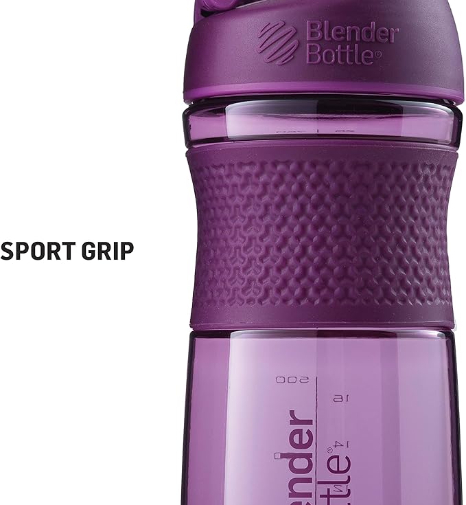 BlenderBottle SportMixer Shaker Bottle Perfect for Protein Shakes and Pre Workout, 28-Ounce, Navy