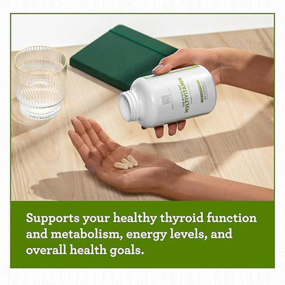 Amy Myers MD Multivitamin for Women and Men, Immune and Thyroid Support, Stress Relief - Activated B Vitamins, Zinc, Selenium, Iodine - Rich in Nutrients and Minerals, Increase Energy Levels 180 Caps