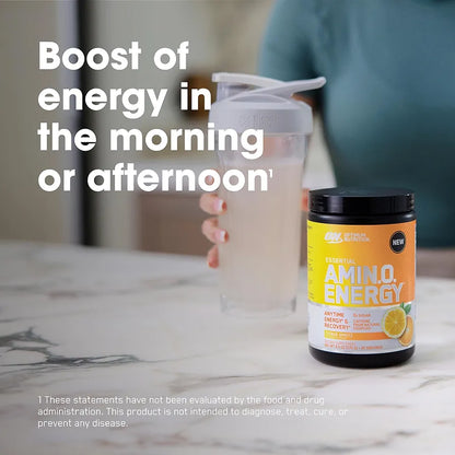 Optimum Nutrition New Flavor Amino Energy - Pre Workout with Green Tea, BCAA, Amino Acids, Keto Friendly, Green Coffee Extract, Energy Powder - Citrus Spritz, 65 Servings 