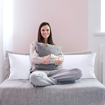 Utopia Bedding Full Body Pillow for Adults (White, 20 x 54 Inch), Long Pillow for Sleeping, Large Pillow Insert for Side Sleepers
