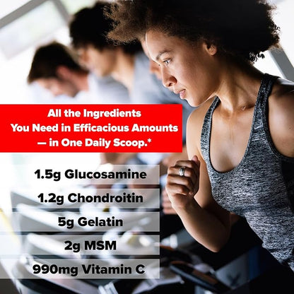 Labrada Nutrition Elastijoint, Fruit Punch. Glucosamine Joint Support Supplement Powder for Men & Women, Joint Pain Relief & Bone Health Supplement with MSM, Glucosamine Chondroitin MSM - Gluten-Free