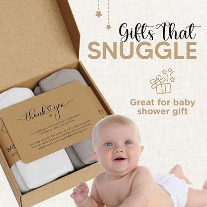 Bassinet Fitted Sheets - Compatible with Chicco LullaGo Nest Portable Bassinet, Close to You 3-in-1 & Next2Me Bedside Bassinet | 100% Organic Jersey Cotton - White + Grey | 32x19 (2 Pack)