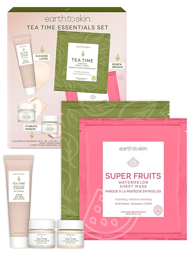 Earth To Skin Tea Time Essentials Set
