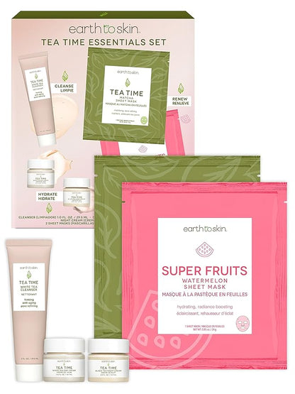 Earth To Skin Tea Time Essentials Set