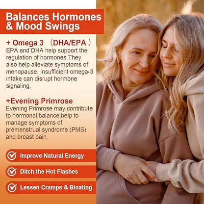 Womens Multivitamin Gummies, Sugar-Free Methylated Multivitamins w/D3 + K2, Vegan Omega 3, Algae Calcium, Daily Vitamin A C E B6 B12 Folate, Inositol, Minerals for Energy, Mood, Bone, Hormore, 60 Cts