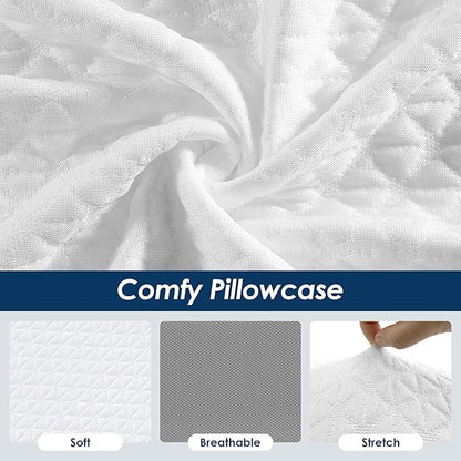 Cooling Cube Pillow for Side Sleepers, Square Memory Foam Side Sleeper Pillow Firm Soft Double-Sided Supportive, Support Head Neck Shoulder for Pain Relief Cervical Pillow, 12"x12"x5"