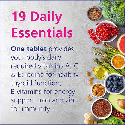 VITALITY Time Release Super Multi+ | Multivitamin | Supports Healthy Hair, Skin and Nails | 60 Tablets
