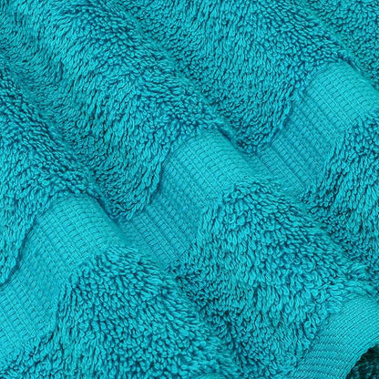 Chakir Turkish Linens |Hotel & Spa Quality 100% Cotton Premium Turkish Towels | Soft & Absorbent (12-Piece Washcloths, Aqua)