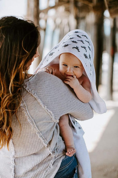 Copper Pearl Hooded Bath Towels Premium Knit/Terry Cloth Baby Towels with Hood, Pockets, and Cool Designs - Great to Gift and Make Bath Time Fun - Baby Bath Towel, Wild