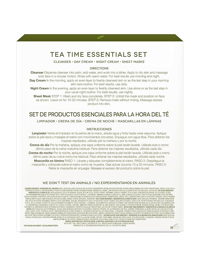 Earth To Skin Tea Time Essentials Set