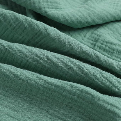 Muslin Bassinet Sheets 32"x 16" Compatible with Dream On Me Karley Bassinet, Delta Children Deluxe and Safety 1st Bassinet, 2 Pack 100% Cotton, Grey and Green