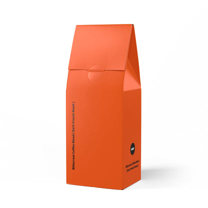 HBS, Bitterroot Coffee Blend (Dark French Roast), Tangerine Package